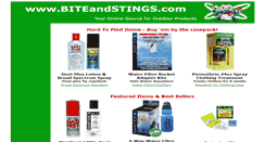 Desktop Screenshot of biteandstings.com